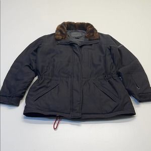 Ralph Lauren Women Black Down Feather Winter Coat